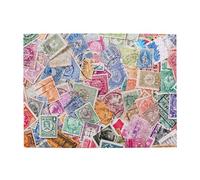500Pcs,Jigsaw Puzzles for Adults Challenging Puzzles, Puzzle Game for The Whole,Old Postage Stamps Various Countries