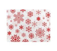 500Pcs,Jigsaw Puzzles for Adults Challenging Puzzles, Puzzle Game for The Whole,Red Snowflake White Christmas
