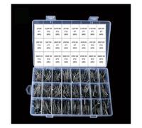 500Pcs/lot 0.1UF-1000UF 24Values Aluminum 16-50V Mix Electrolytic Capacitor Assorted Kit And Storage Box IDGTTLDF