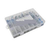 500PCS/lot 0.1UF-1000UF 24Values Aluminum Electrolytic Capacitors 16-50V Mix Electrolytic Capacitor Assorted Kit And Storage Box BIANMTSW