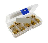 500PCS/LOT 10 Values*50pcs 0.1uf-10uf(104~106) 50v Multilayer Ceramic Capacitors Assorted Kit Assortment Set With Storage Box AUOQKQUT