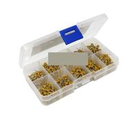500PCS/LOT 10 Values*50pcs 0.1uf-10uf(104~106) 50v Multilayer Ceramic Capacitors Assorted Kit Assortment Set With Storage Box Capacitance Meters