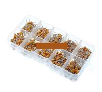 500pcs/lot 10values*50pcs 0.1uf-10uf(104~106) 50v multilayer ceramic capacitors assorted kit assortment set with storage box BIANMTSW
