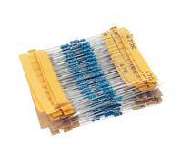 500pcs/lot 50 values 1/4W 0.25W 1% Metal Film Resistor Assortment Kit Set 1ohm-10M ohm resistance pack RRBXXUYN