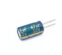 500pcs/lot high frequency low impedance 50V 47UF aluminum electrolytic capacitor size 6 * 12 47UF 50V 20% PKNVKZIDK