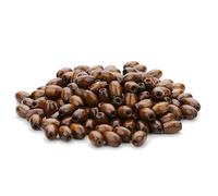 500Pcs/Lot Oval Wooden Brown Beads Wood Loose Spacer Bead for Clothing Decoration Making DIY Handmade Accessories