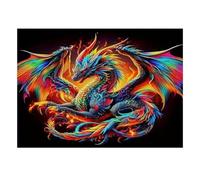 500pcs Mini Puzzle for Adults Dragon Fire Fantasy Challenging