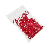 500Pcs Mixed Color Bird Foot Rings,9mm/12mm Pigeon Chicken Identification Leg Rings,for Quails Doves Poultry Classification Marking Foot Bands(Red,9mm)