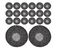 500pcs MM Earbud Foam Sleeves Microporous Sponge Black | Precise Fit, Lightweight Design, for Running and Work, Replacement Pads for Earphones and Headsets