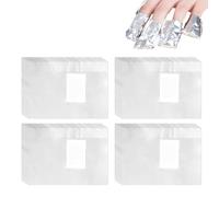 500Pcs Nail Foil Wraps with Cotton Pads - Professional Aluminium Gel Polish Remover for Acrylic & UV Soak Off, Salon-Grade No Mess Kit