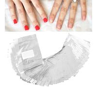 500pcs Nail Polish Remover Gel Nail Foil Aluminum Soak Off Foil Cotton Pads Gel Nail Polish Wraps Removal Tool Kit Finger Nail Polish Remover with Lint Free Cotton Pad (500pcs)