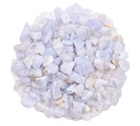 500Pcs Natural Purple Agatel Chips Beads for Jewellery Making, 5-8mm Gemstone Beads, Irregular Drilled Crystal Tumbled Chips for Bracelet Making, Crafting