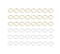 500pcs Open Rings for Jewellery Making 6mm Round Double Circle