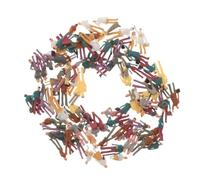 500pcs Painted Mini Railroad Figures 1: 75 Scale for Station Layouts | ABS Bodies, Reinforced Bases, Pose Variety, for Museum Exhibits, Park Scenery, Benches