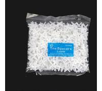 500PCS PE Construction Grade Tile Spacer Cross Clips For Use In Interior And Exterior Tile Applications (3.0mm)