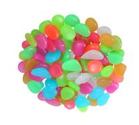 500pcs Pebbles Glow in Dark Resin Decorative Stones