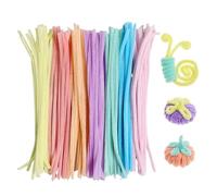 500PCS Pipe Cleaners, Flexible Pipecleaners for Craft 30cm Long Pipe Cleaners for Craft Flowers Fluffy Fuzzy Sticks Chenille Stems for Animal Flower DIY Projects