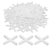 500Pcs Plastic Cross Shaped Gasket, Tile Spacers, Spacers Tiling Tools, White Slab Spacers, Ceramic Tile Installation Tools for Fixing Mat Tile Leveling