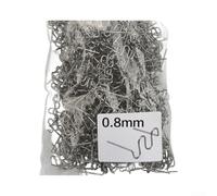 500PCS Plastic Welding Staples 0.8mm Corner Bumper Repair(0.8mm Wave) | Standard inner corner tip, easy removal, 0.8mm diameter, for ideal for cracked bumpers, strong hold