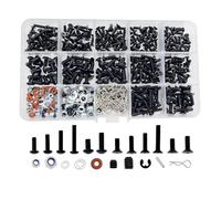 500pcs RC Screws Kit,RC Screws for Traxxas Arrma Axial Redcat HPS SCX10 1/8 1/10 1/12 1/16 Scale RC Cars Trucks Crawler, Screws Assortment Set, Hardware Fasteners (500pcs RC Screw Kit)