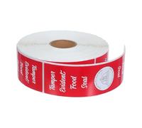 500pcs Red Tamper Proof Security Seal Stickers for Food Packaging