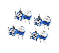 500pcs RM065 RM-065 Series 100 200 500 1K 2K 5K 10K 20K 50K 100K 200K 500K 1M Ohm Trimpot Trimmer Potentiometer Variable Resisto(500 Ohm)
