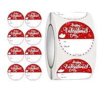 500Pcs Round Seal Sticker Writable 50mm Adhesive Sealing Sticker Wrapping Labels for Wedding Anniversary Valentines Adhesive Heart Label