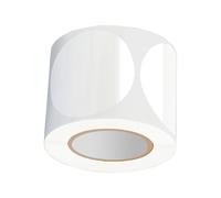 500Pcs Round Sealing Sticker Water Resistant PVC Seal Clear Wrapping Label for Small Business Owner Retailers Packaging