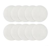 500Pcs Round Steamer Paper Liners Non-Stick Disposable Parchment for Dumplings Buns Bread Cakes High Temperature Oil Resistant Kitchen Baking Accessories 7.6-10cm(10cm)