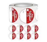 500Pcs Round Sticker 50mm Writable Wrapping Labels Sealing for Envelopes Present Box Valentines Cards Candy Bag Small Heart