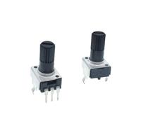 500pcs Rv09 Vertical 12.5mm Axis B1K B2K B5K B10K B20K B50K B100k 0932 Adjustable Resistor 9 Type 3pin Sealed Potentiometer(100K Ohm)