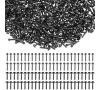 500PCS Small Safety Eyes for Crocheting, 3mm/4mm/5mm/6mm Plastic Safety Eyes, Stuffed Crochet Eye, Black Beans Needle Type Eye, Doll Eyeballs for DIY Bear, Plush Animal, Puppet, Needle Felting Doll