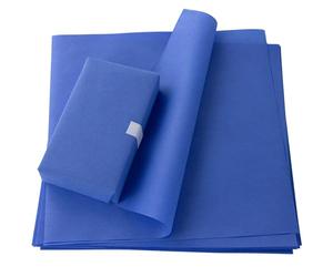 500PCs SMMS Sterilization Wrap Sheet 12" x 12" by VASTMED | Blue Autoclave Non-Woven 60g Sterilization Wrap for Surgical Instruments | Non-Sterile Sterilization with Steam & EO