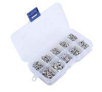 500pcs Solid Rivet Flat Head Aluminum Solid Rivets Multi-Size M2 Rivets 3/4/5/6/8/10/12/14 /16/18mm for Industrial Building Materials