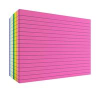 500Pcs Sticky Notes, 3in x 5in 10 Colors Post It Notes, Post It Notes Pack, Sticky Notes Set for Notebook Office School Home, 50 Sheets/Pad