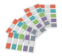 500pcs Tabs Flags Multicolor, Annotation Tabs, 0.47 x 1.77"Sticky Tab for Books, 4 On-The-Go Dispensers/Pac