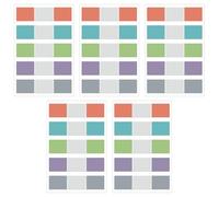 500pcs Tabs Flags Multicolor, Page Markers Tabs, 0.47 x 1.77"Sticky Tab for Books, 4 On-The-Go Dispensers/Pac