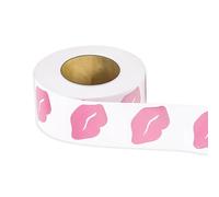 500PCS Tanning Sunbathing Stickers - Tanning Bed Stickers Perforated Self Adhesive Removable Spray Tan Decals For Suntan Outdoor Indoor(Lip Pattern)