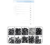 500PCS Technical Computer Screw Set Including M2 M2.5 and FOR M3 Cross Recessed Countersunk Screws for PC Laptop Repairs