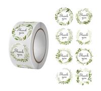 500PCS Thank You Stickers Small Business Made with Love Stickers Round Baking Kraft Sticker Stickers Self-Adhesive Label Home Made Labels for Gift Bags Christmas for Birthdays Weddings (Type4)