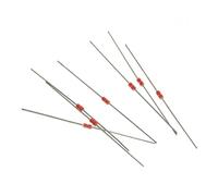 500PCS Thermal Resistor MF58 3950 B 5% 1K 2K 5K 10K 20K 50K 100K 200K 500K 1M 1/2/3/5/10/K Ohm R Thermistor Sensor BIANMTSW(MF58-500K)