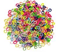 500pcs Toddler Mini Hair Bands, ZODKSNO 2cm Mixed Colors Baby Hair Ties Elastic Ponytail Holders for Toddlers Girls Kids (Style A)