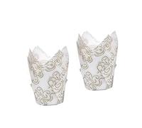 500Pcs Tulip Cupcake Liners Greaseproof Baking Cups Muffin Holders Wrappers