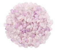 500Pcs Violt Jade Crystals Chips, 5-8mm Gemstone Beads, Irregular Natural Crystal Beads for Jewellery Making, Drilled Tumbled Chips for Bracelet Making