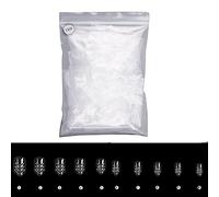500Pieces Fake Nails Hollow Nail Tip Press on Artificial Full Cover Resin Fake for Women Girls False Smooth Artificial High-impact Strength