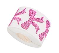 500Pieces Glittering Bowknot Sticker 30mm Wrapping Label for Seal Envelope Card Packaging Scrapbooking Decorative Planner Sticker