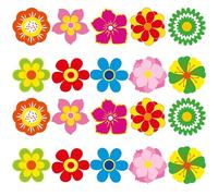 500Pieces Glittering Flower Sticker Wrapping Label Seal for Seal Envelope Card Packaging Scrapbooking Positive Affirmation Sticker