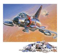 500Pieces Jigsaw Mirage III C Israel Square Puzzles for Adults & Wooden Puzzles Home Decoration Puzzle 500pcs (52x38cm)