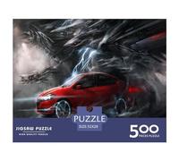 500Pieces Jigsaw Supercar Square Puzzles for Adults & Wooden Puzzles Home Decoration Puzzle 500pcs (52x38cm)