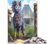 500Pieces Jigsaw 'The Guider of Souls Square Puzzles for Adults & Wooden Puzzles Home Decoration Puzzle 500pcs (52x38cm)